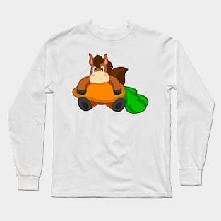 Horse Carrot Long Sleeve T-Shirt